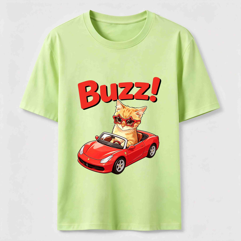 Buzz Sports Car Cat Classic T-Shirt