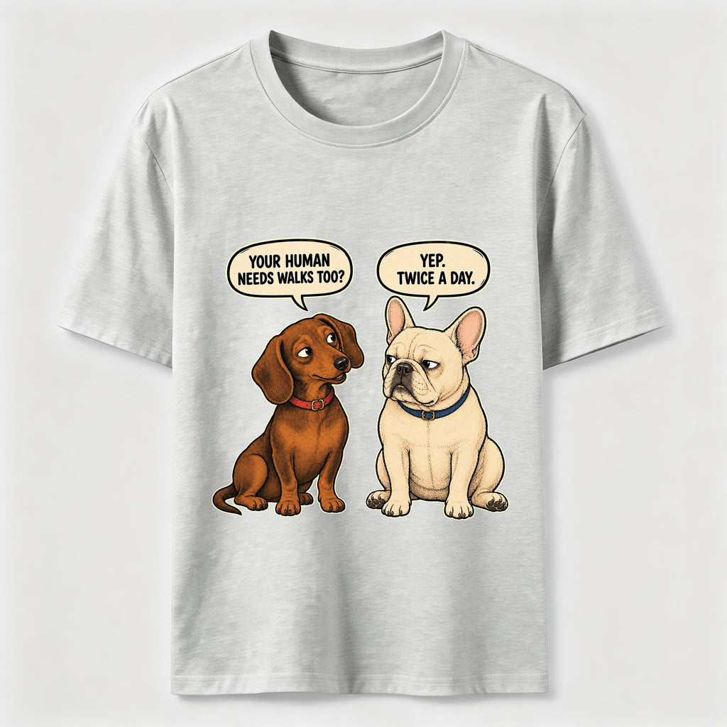 Humorous Conversations Between Dogs Classic T-Shirt