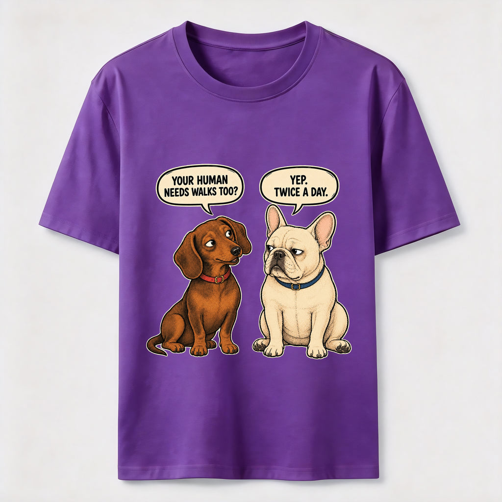 Humorous Conversations Between Dogs Classic T-Shirt