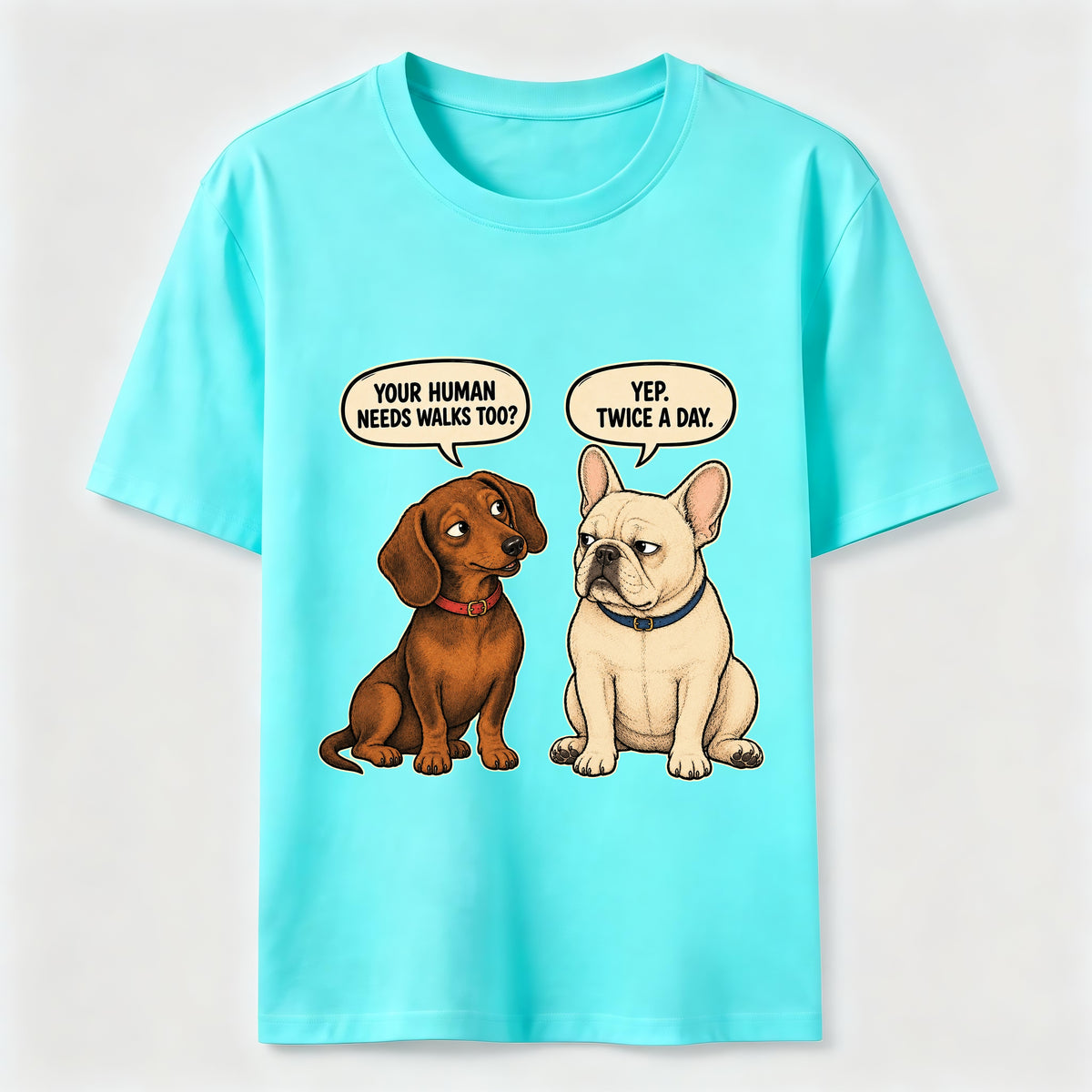 Humorous Conversations Between Dogs Classic T-Shirt