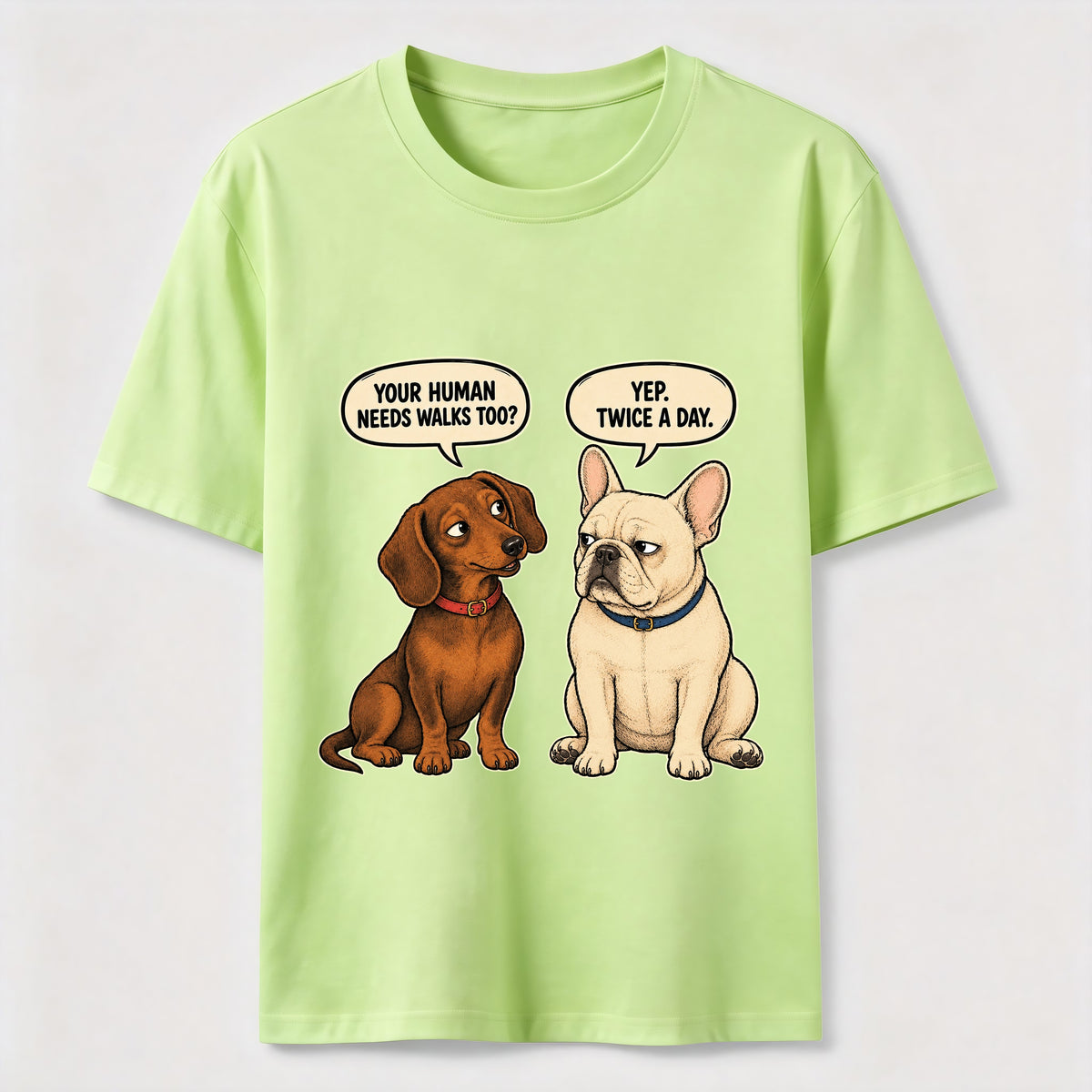 Humorous Conversations Between Dogs Classic T-Shirt