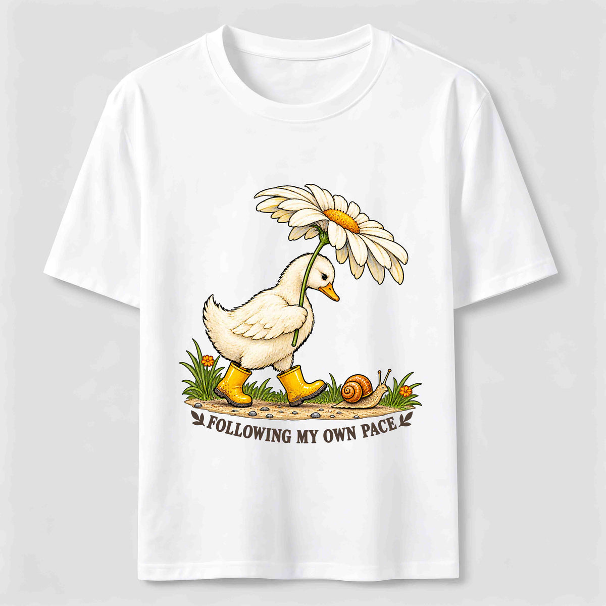 Following My Own Pace Duck Classic T-Shirt