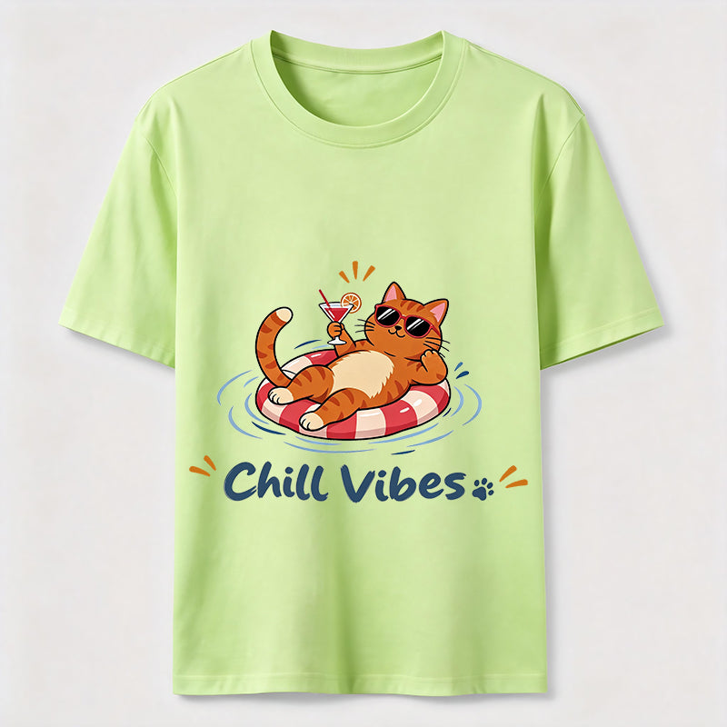 Chill Vibes Cat Classic T-Shirt