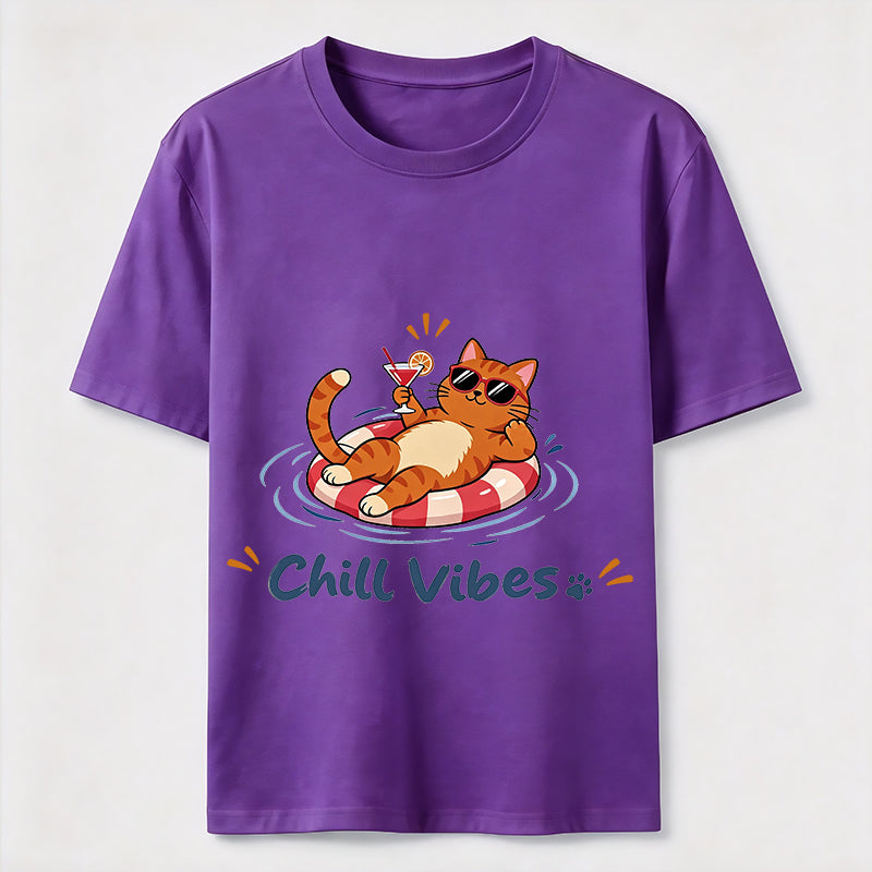 Chill Vibes Cat Classic T-Shirt