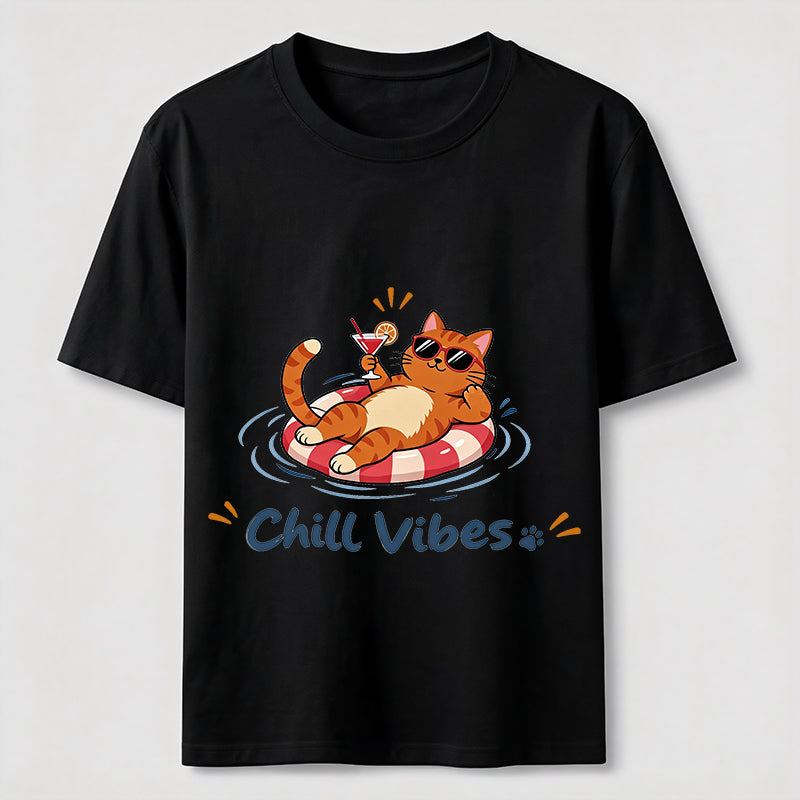 Chill Vibes Cat Classic T-Shirt