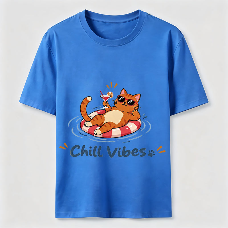 Chill Vibes Cat Classic T-Shirt