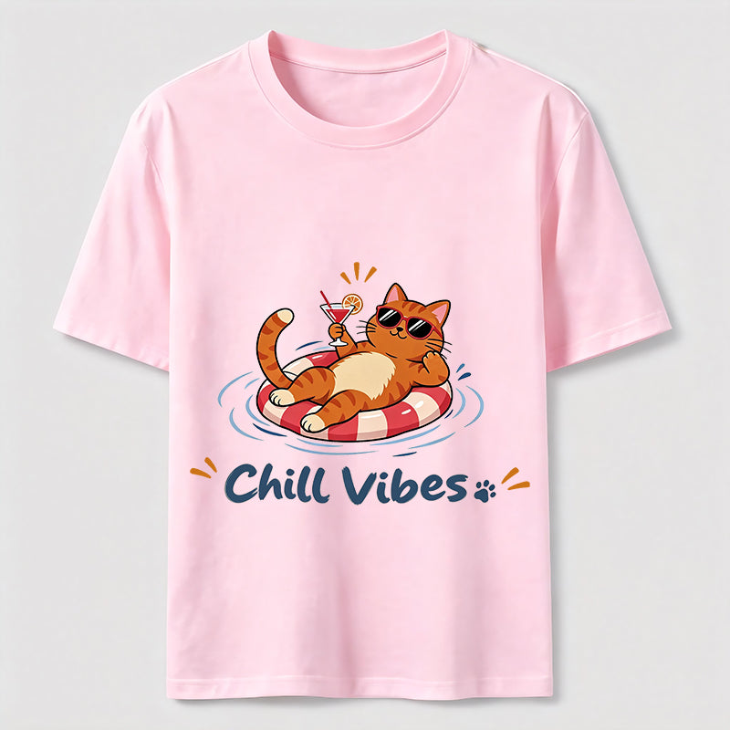 Chill Vibes Cat Classic T-Shirt