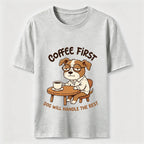 A Dog That Needs Coffee To Keep Going Classic T-Shirt
