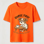 A Dog That Needs Coffee To Keep Going Classic T-Shirt