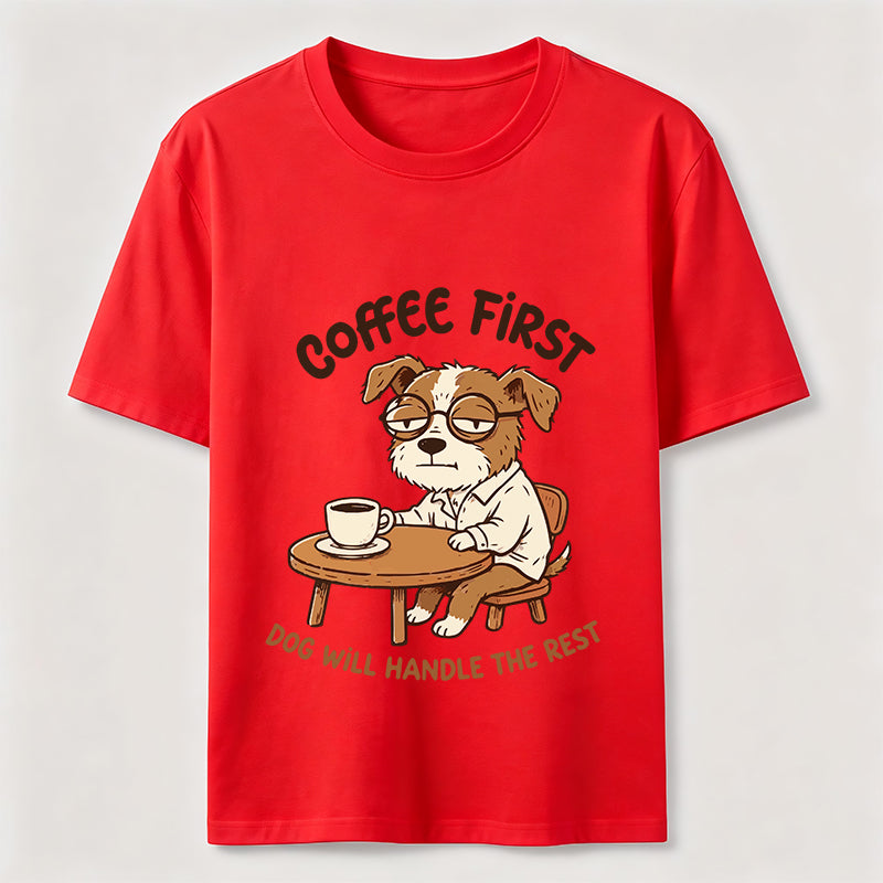 A Dog That Needs Coffee To Keep Going Classic T-Shirt