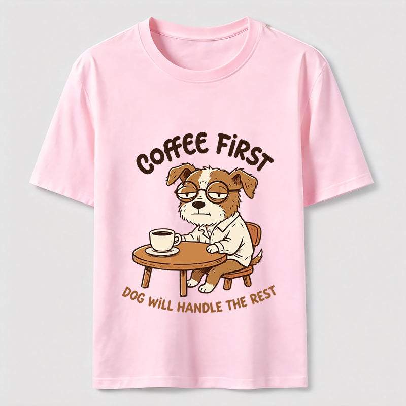 A Dog That Needs Coffee To Keep Going Classic T-Shirt