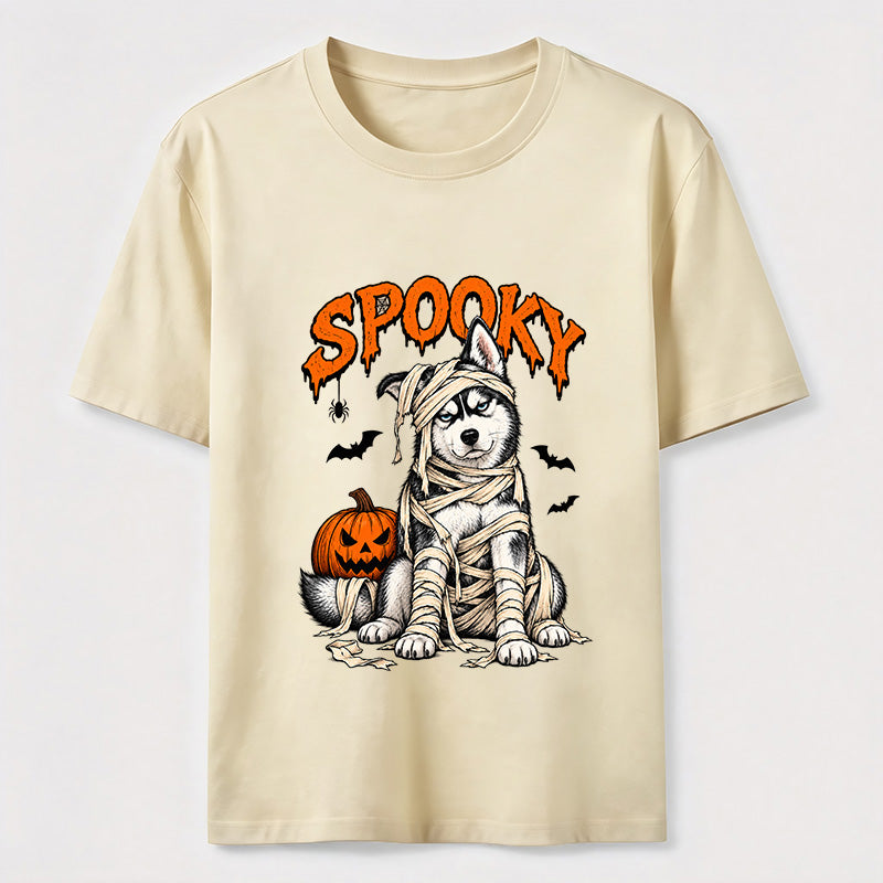 Halloween Mummy Husky Classic T-Shirt