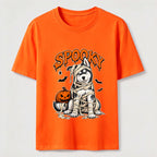 Halloween Mummy Husky Classic T-Shirt