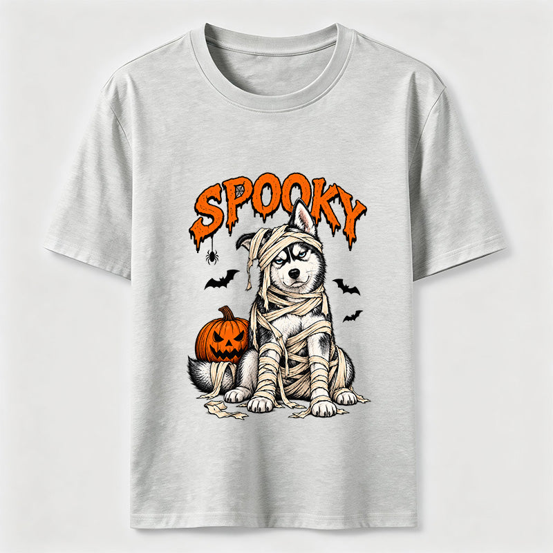 Halloween Mummy Husky Classic T-Shirt