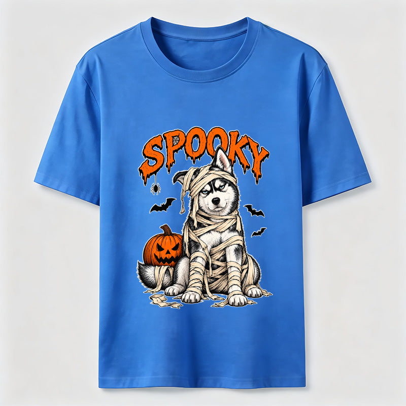 Halloween Mummy Husky Classic T-Shirt