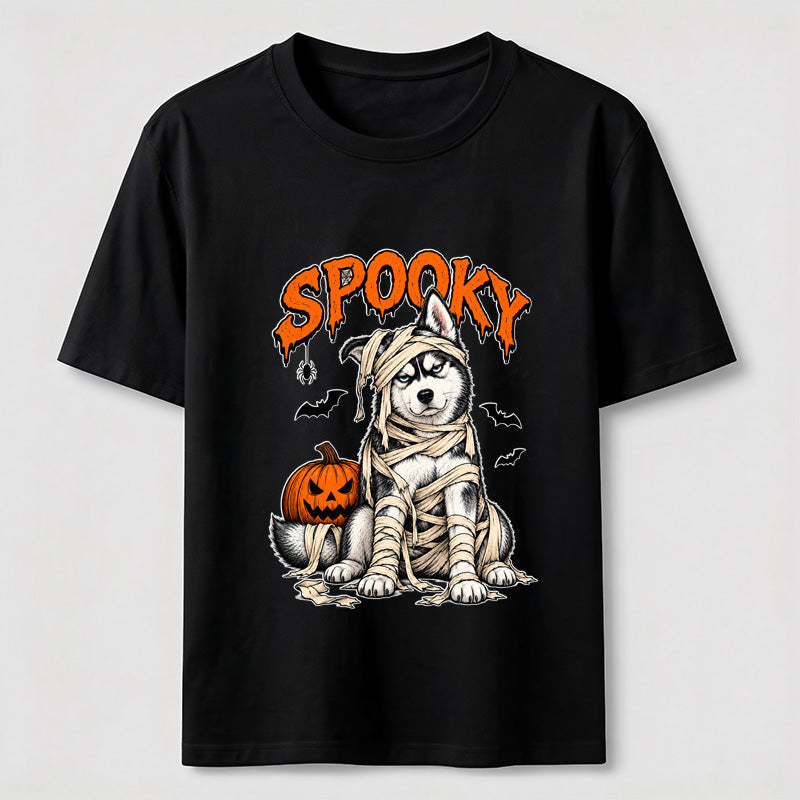 Halloween Mummy Husky Classic T-Shirt