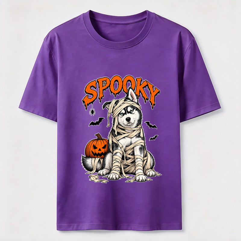 Halloween Mummy Husky Classic T-Shirt