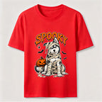Halloween Mummy Husky Classic T-Shirt