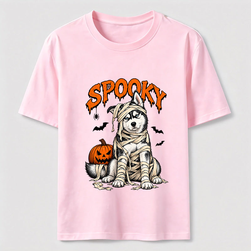 Halloween Mummy Husky Classic T-Shirt