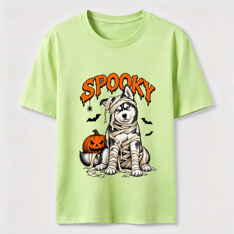 Halloween Mummy Husky Classic T-Shirt