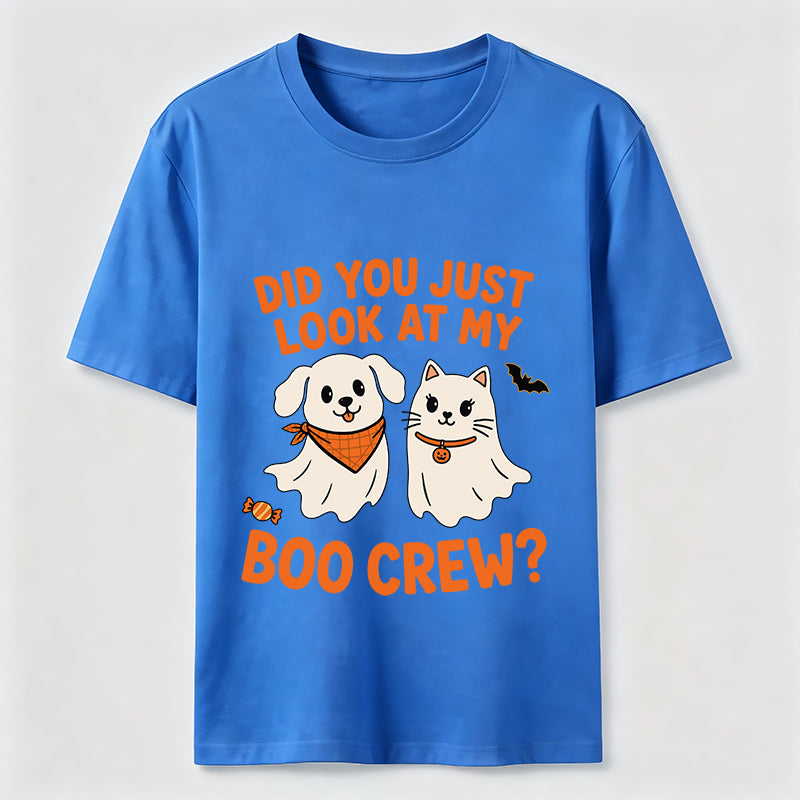 Halloween Ghost Cats and Dogs Classic T-Shirt