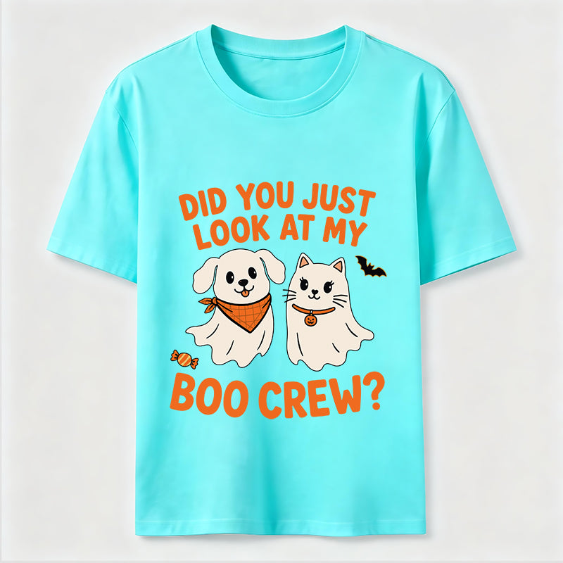 Halloween Ghost Cats and Dogs Classic T-Shirt