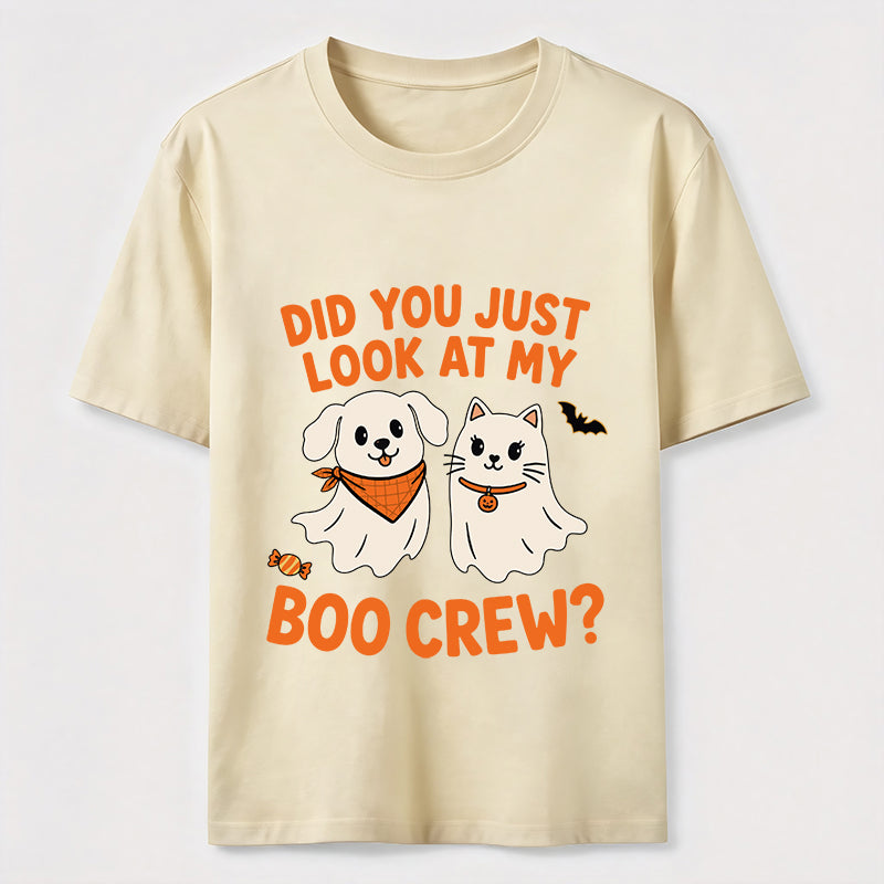 Halloween Ghost Cats and Dogs Classic T-Shirt