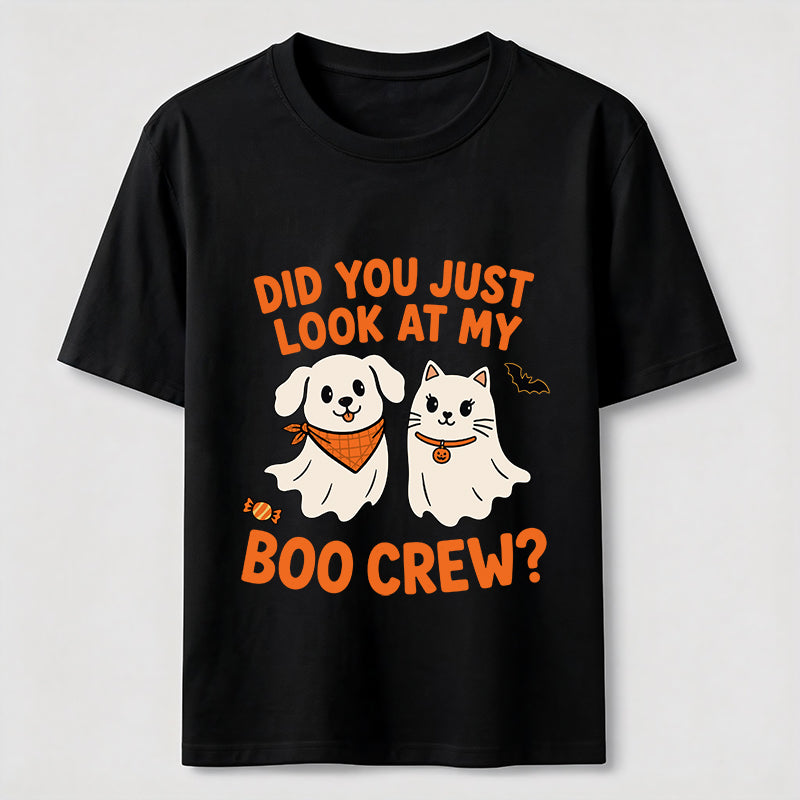 Halloween Ghost Cats and Dogs Classic T-Shirt