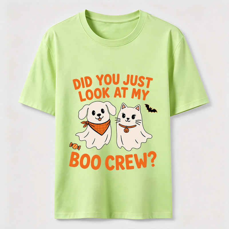 Halloween Ghost Cats and Dogs Classic T-Shirt