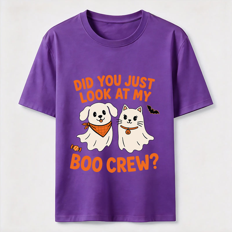 Halloween Ghost Cats and Dogs Classic T-Shirt