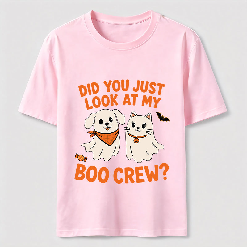 Halloween Ghost Cats and Dogs Classic T-Shirt