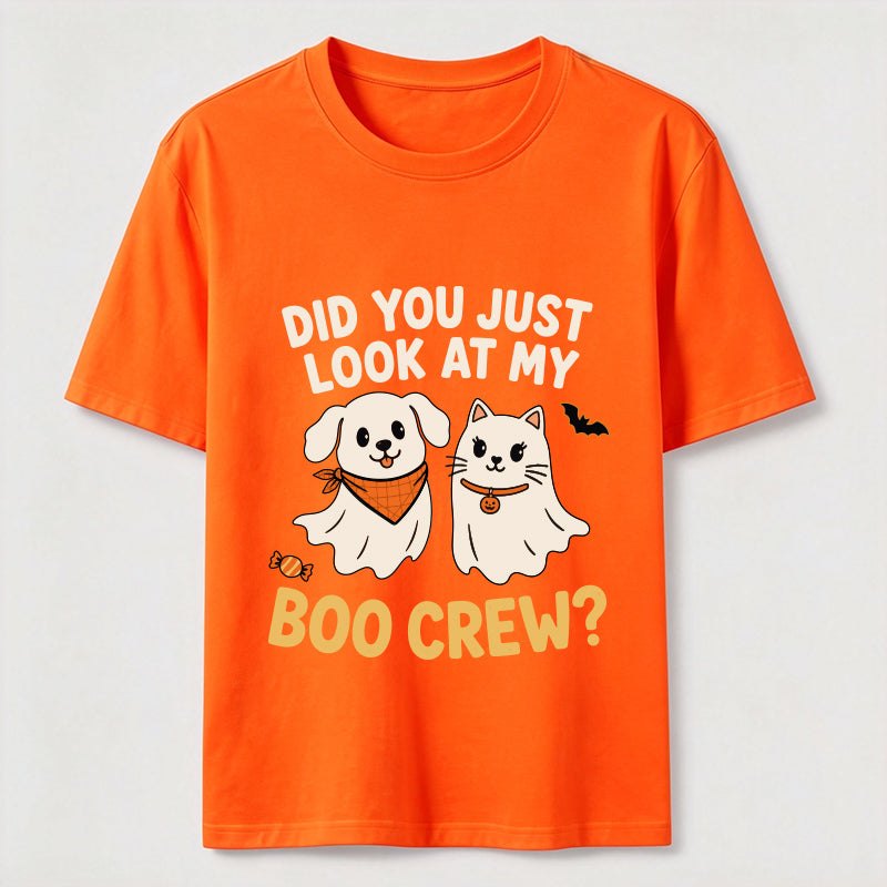 Halloween Ghost Cats and Dogs Classic T-Shirt