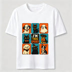 Halloween Cat & Dog Grid Classic T-Shirt