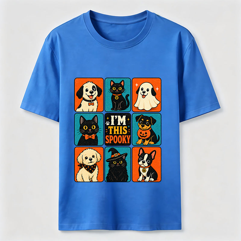 Halloween Cat & Dog Grid Classic T-Shirt