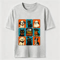 Halloween Cat & Dog Grid Classic T-Shirt