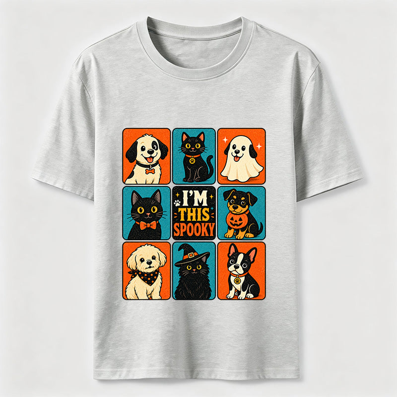 Halloween Cat & Dog Grid Classic T-Shirt