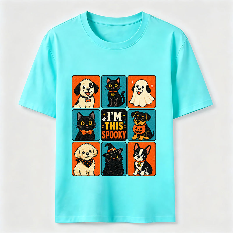 Halloween Cat & Dog Grid Classic T-Shirt