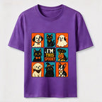 Halloween Cat & Dog Grid Classic T-Shirt
