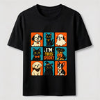 Halloween Cat & Dog Grid Classic T-Shirt