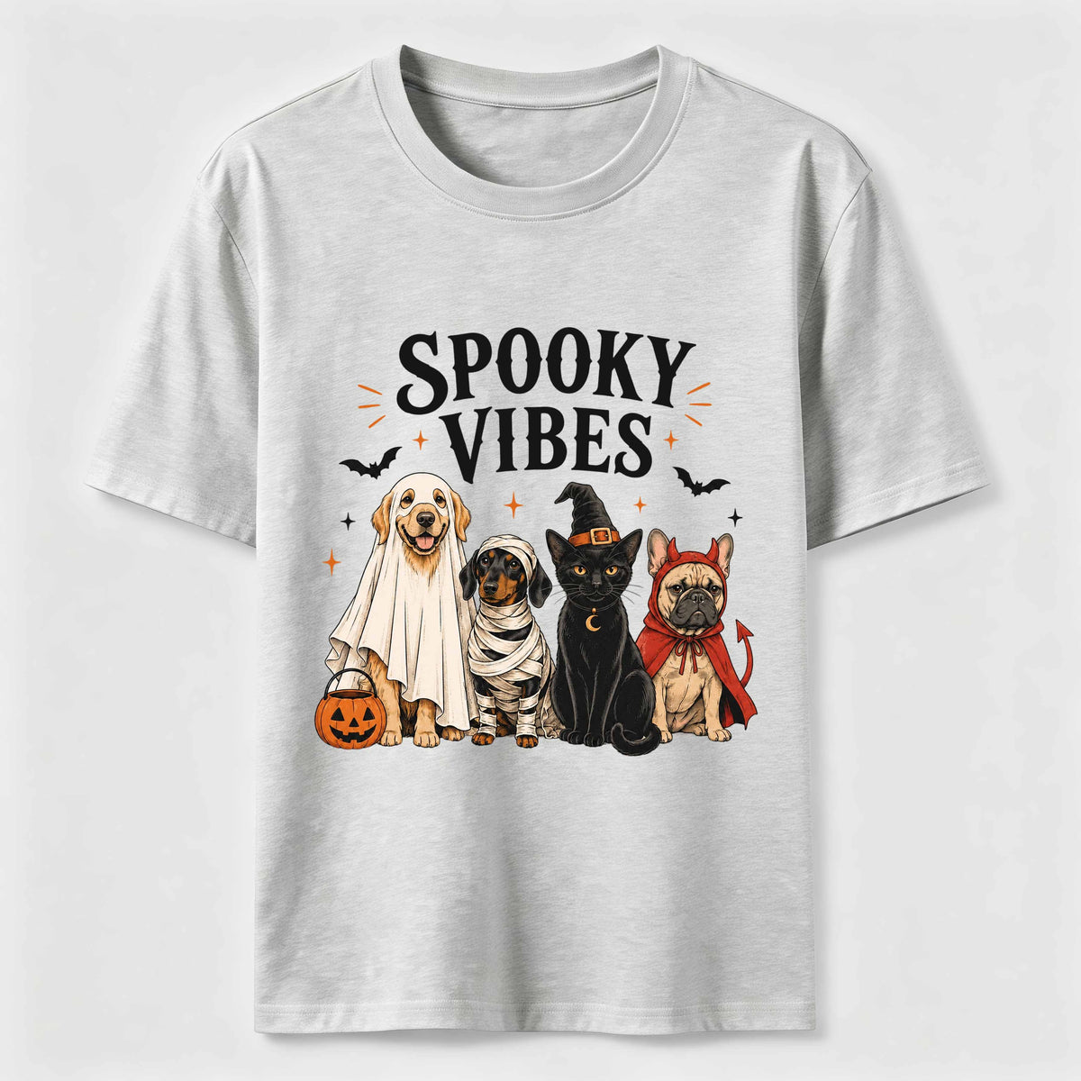 Halloween Cat & Dog Vibe Set Classic T-Shirt