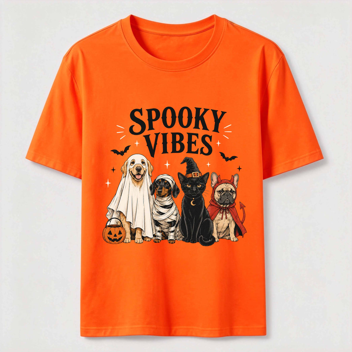 Halloween Cat & Dog Vibe Set Classic T-Shirt