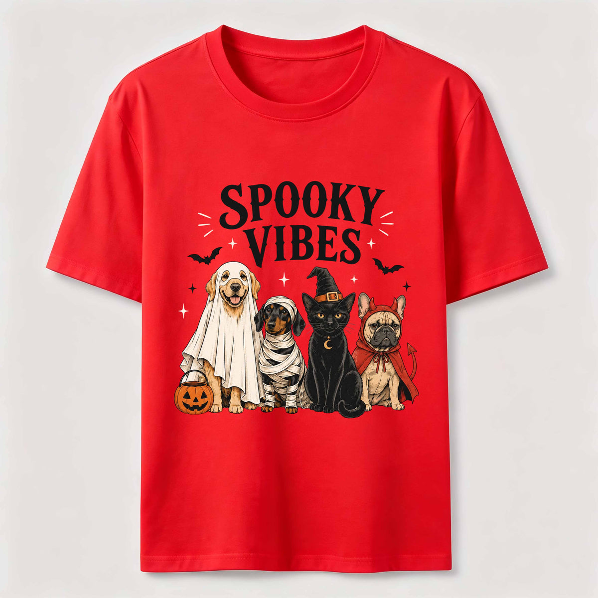 Halloween Cat & Dog Vibe Set Classic T-Shirt