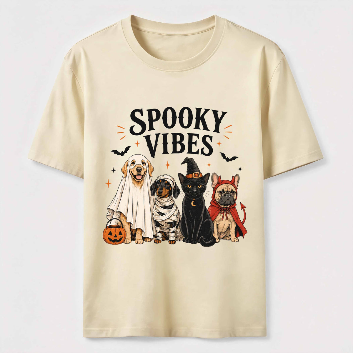 Halloween Cat & Dog Vibe Set Classic T-Shirt