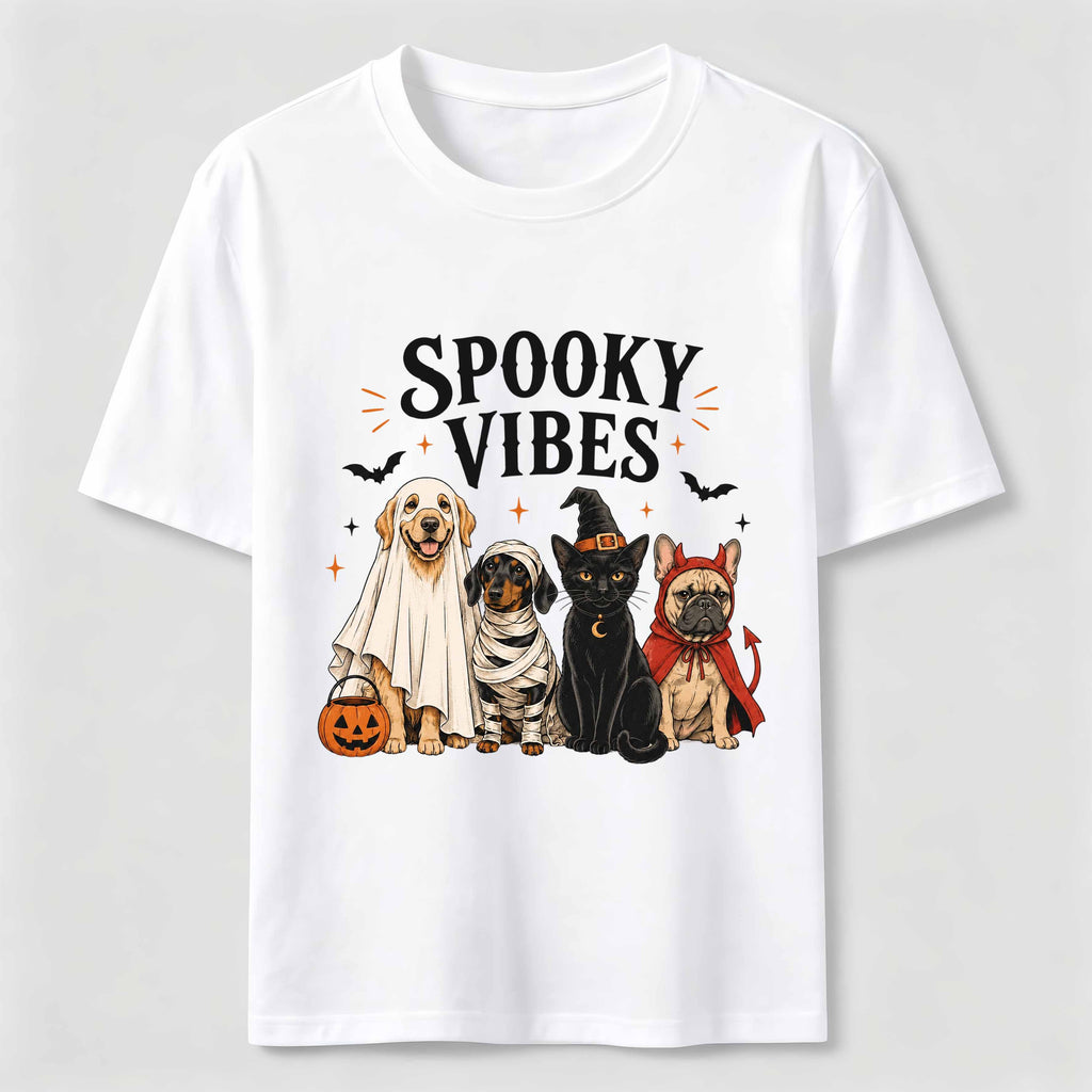 Halloween Cat & Dog Vibe Set Classic T-Shirt