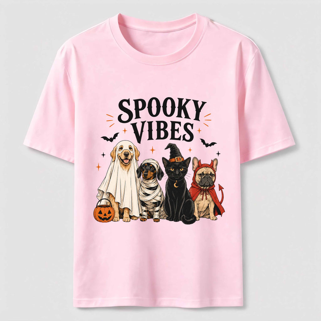 Halloween Cat & Dog Vibe Set Classic T-Shirt