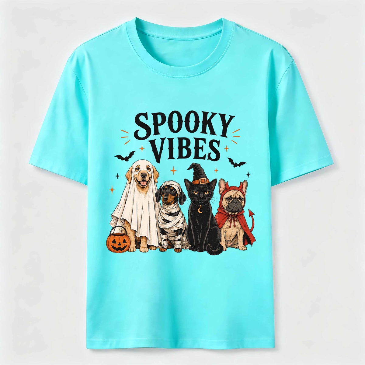 Halloween Cat & Dog Vibe Set Classic T-Shirt