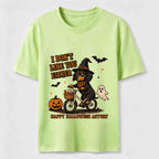 Dachshund riding a bike for Halloween Classic T-Shirt