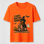 Dachshund riding a bike for Halloween Classic T-Shirt