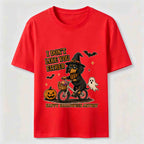Dachshund riding a bike for Halloween Classic T-Shirt