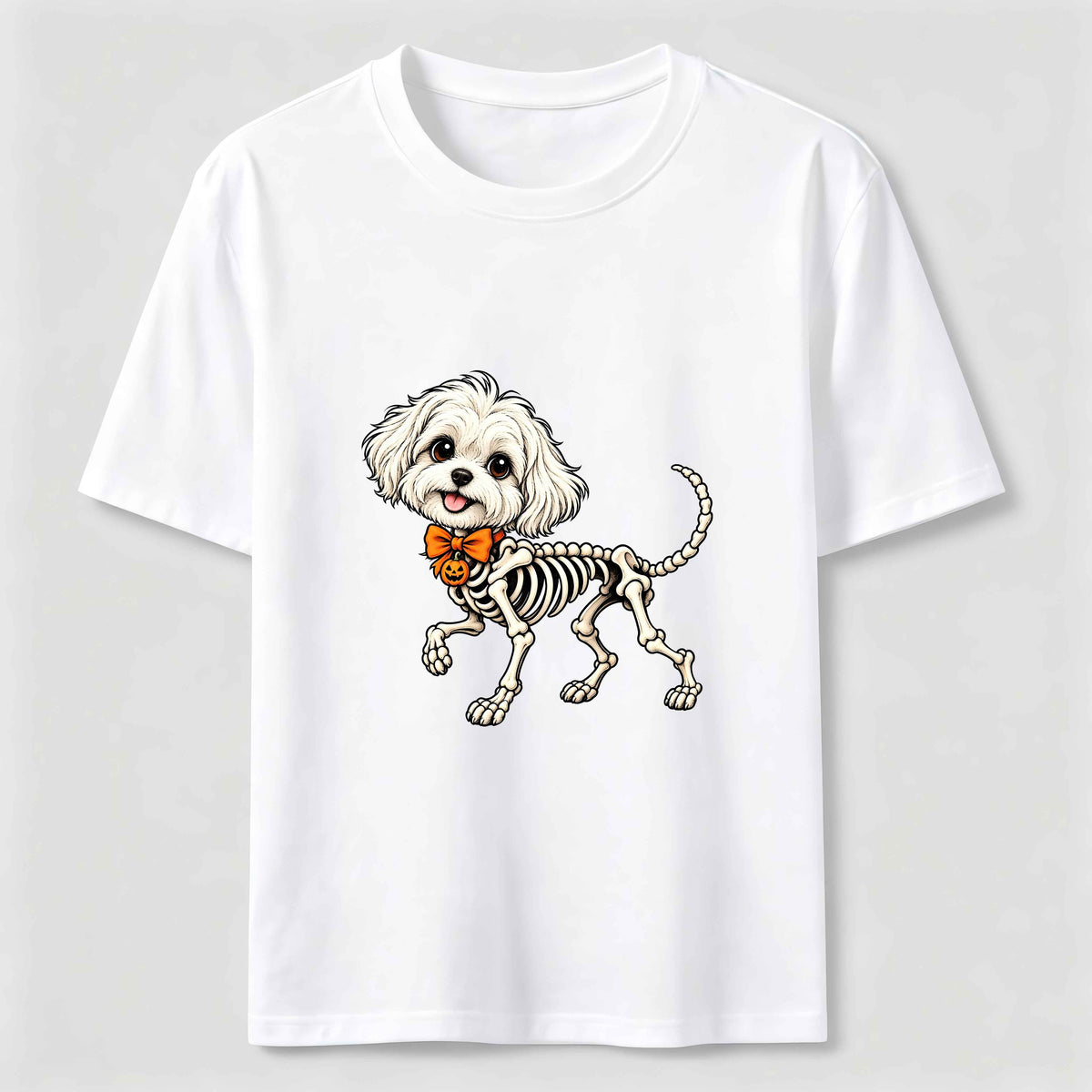 Halloween Skeleton Dog Classic T-Shirt